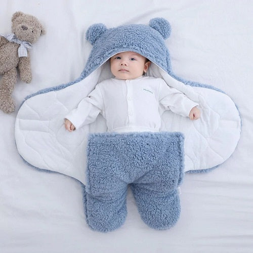 Hooded Baby Blanket Wrapper