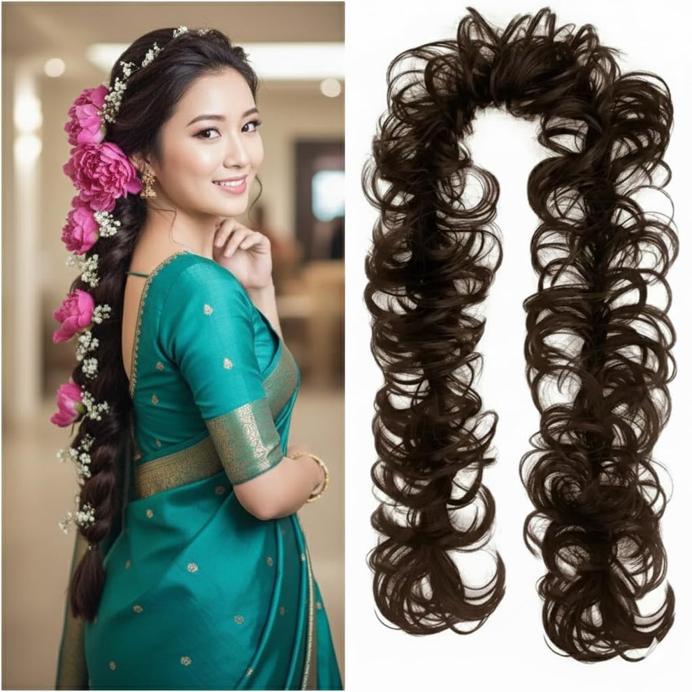Frill Hair Extension - Messy Hair Braid