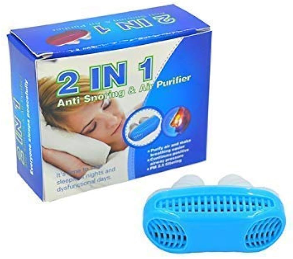 2 in 1 Anti Snoring and Air Purifier Nose Clip for Prevent snoring And Relax Sleep