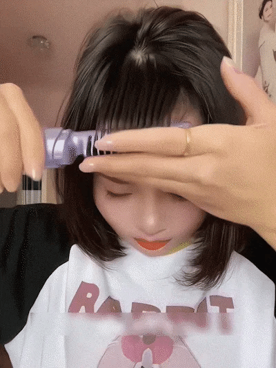 Rechargeable Mini Hair Straightener Comb