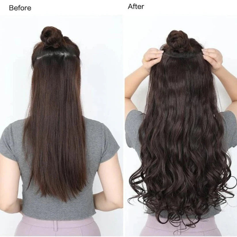 5 Clips Hair Extension - 24 inches