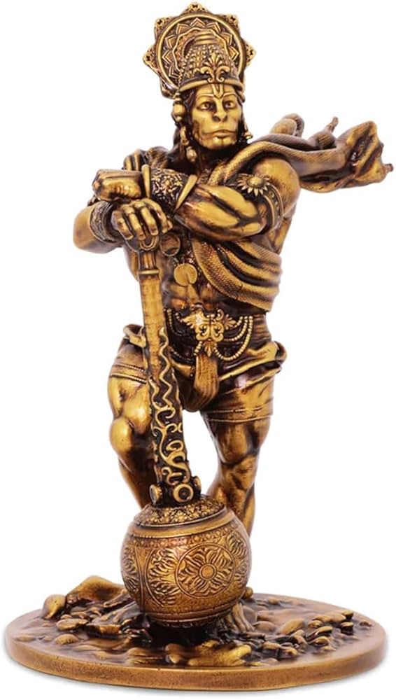 Bahubali Hanuman Ji Idol - 5 inches
