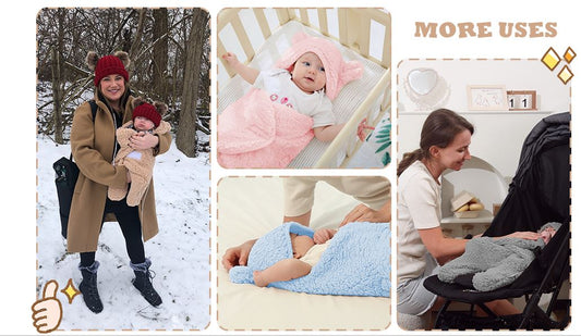 Hooded Baby Blanket Wrapper