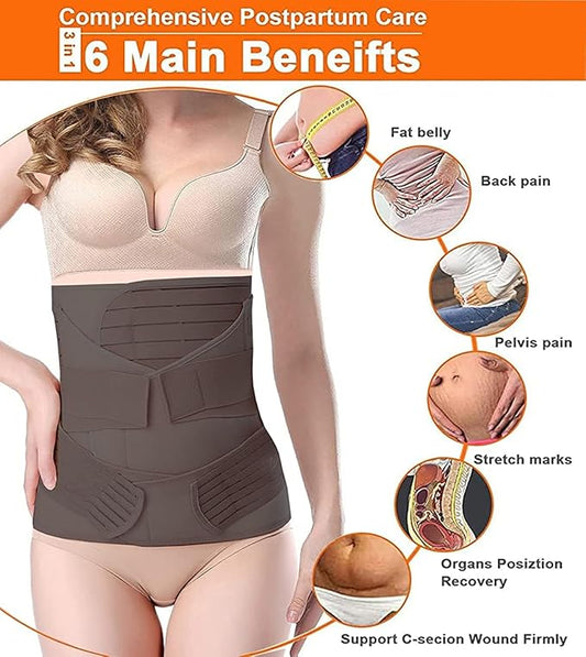 Postpartum Belly Belt - Post Pregnancy Belt for Back and Pelvis Support